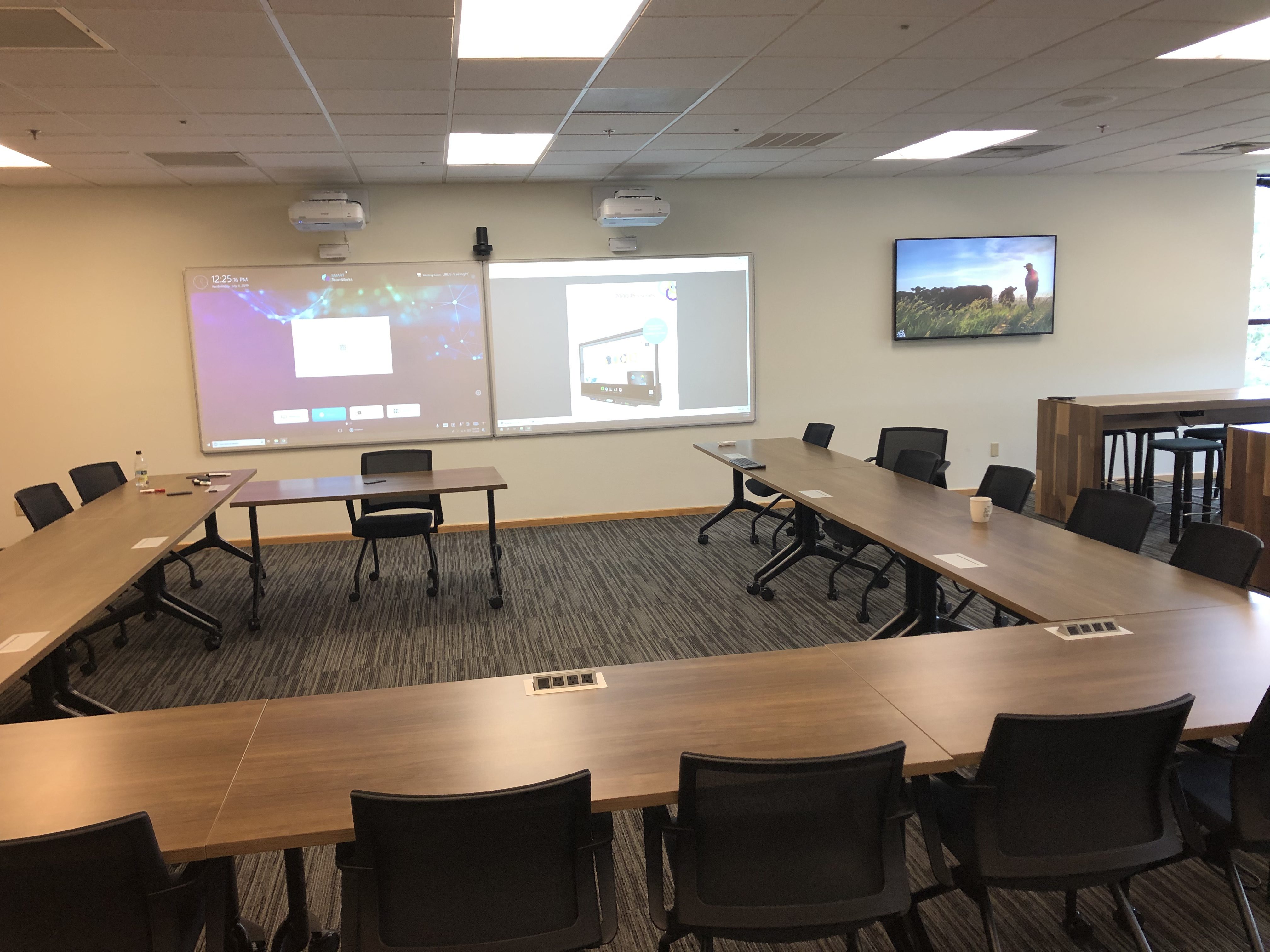 Projector and video display collaboration solution